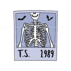Funny 1989 Skeleton Album Cover Taylor Version SVG Download Best Graphic Designs File