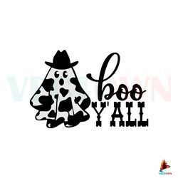 Halloween Cowboy Ghost Boo Yall SVG Files for Cricut File Best Graphic Designs File