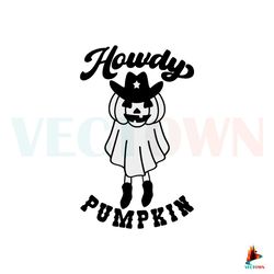 Halloween Howdy Pumpkin SVG Cutting File for Personal Best Graphic Designs File