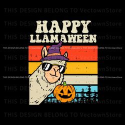 Happy Llamaween Witch Halloween SVG For Cricut Files Best Graphic Designs File