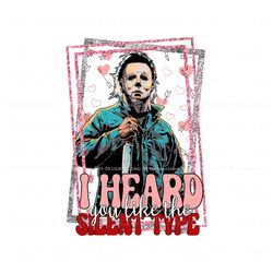 I Heard You Like The Silent Type PNG Scary Movie PNG File Best Graphic Designs File