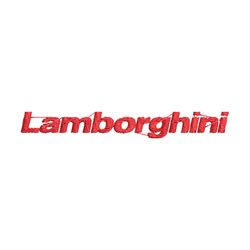 Lamborghini Red Logo Embroidery Design Logo Car Download File