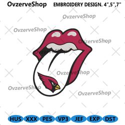 Rolling Stone Logo Arizona Cardinals Embroidery Design Download File