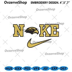 Nike Southern Miss Golden Eagles Swoosh Embroidery Design Download File