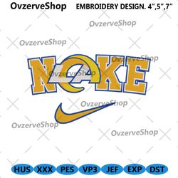 Nike Logo Swoosh Los Angeles Rams Embroidery Design Download