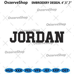Jordan Varsity Logo Embroidery Design Download