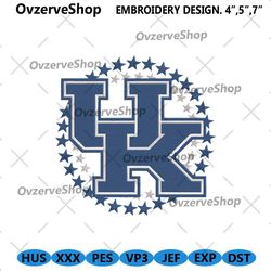 Kentucky Wildcats Logo NCAA Embroidery, Kentucky Wildcats Embroidery Download File.