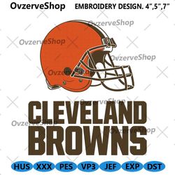 Cleveland Browns logo NFL Embroidery Design, Cleveland Browns embroidery file