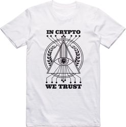 Mens T-Shirt Bitcoin Funny Crypto Currency Design Regular Fit 100 Cotton Tee
