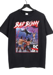 Bad Bunny Royal Rumble Splash T-Shirt, Bad Bunny Fans Gifts, Royal Rumble Splash Shirt, Gift for Dad, Gift for Him, Anni