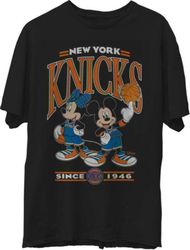 New York Knicks Basketball Nba Team T-Shirt Funny Black Vintage Gift Men Women
