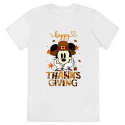 Happy Thanksgiving Mickey Disney Shirt