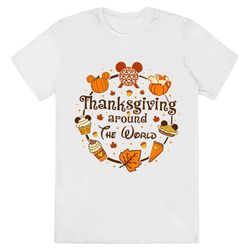 Thanksgiving Around the World Shirt, Disney Thanksgiving Shirt