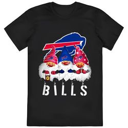 Buffalo Bills Gnomies Christmas Funny Black T Shirt Sweatshirt For...