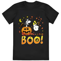 Charlie Brown and Snoopy Boo Shirt, Snoopy Halloween Shirt