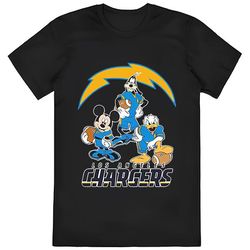 Disney Mickey Los Angeles Chargers NFL Football Shirt