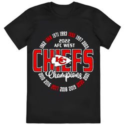 Kansas City Chiefs 2022 AFC West Champions Shirt