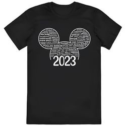 2023 Disney Family Shirts Matching Mickey Disney World Vacation...