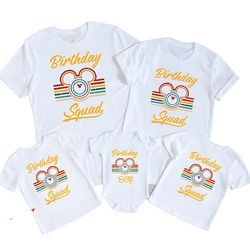 Disney Birthday Squad T-Shirt, Birthday Party Couple Trip Shirt...