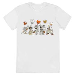 Disney Halloween Skeleton Shirt, Disney Balloon Shirt, Mickey...