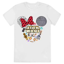 Disney Star Wars Shirts, Star Wars Minnie Head Shirt, Disney Star...