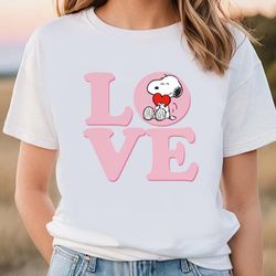 Love Snoopy Valentine T-Shirt