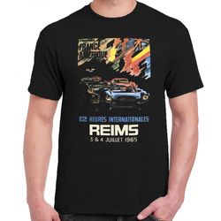 Trophee France Amerique 12 heures internationales Reims 1965 race car t-shirt