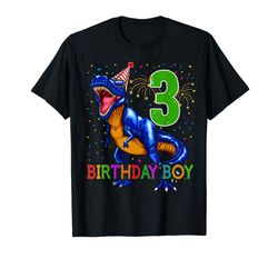 Adorable Boys Rawr Im 3 3rd Birthday Dinosaur Shirts Dinosaur Gift T-Shirt