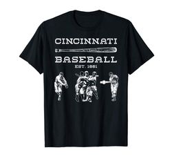 Adorable Cincinnati Baseball Vintage Cincy Ohio Retro Red Gift T-Shirt