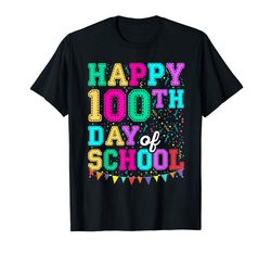 Adorable Happy 100th Day Of School Shirt For Teacher Or Kid Gift T-Shirt