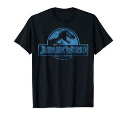 Adorable Jurassic World Blue Dinosaur Scale Logo Graphic T-Shirt
