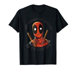 Adorable Marvel Deadpool Common Sense Is Tingling Graphic T-Shirt
