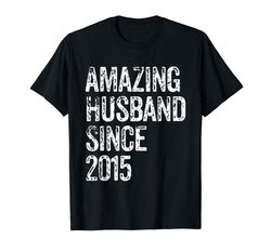 Buy Amazing Husband Since 2015 4 Years Wedding Anniversary Shirt