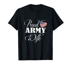 Buy Army Wife Shirt - Proud Army Wife T Shirt Valentine Day Gift