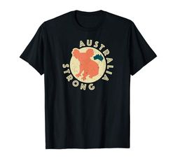 Buy Australia Strong Koala Retro Graphic T-Shirt