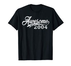 Buy Awesome Since 2004 Born In 2004 T-Shirt
