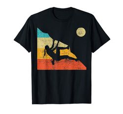 Buy Climbing Bouldering Mountain Free Speed Girl Vintage T-Shirt