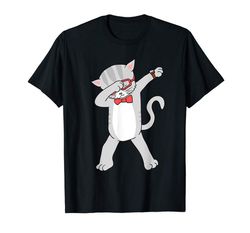 Buy Dabbing Cat T-Shirt Funny Dab Gift Cat Tee T-Shirt