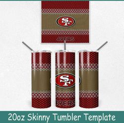 San Francisco 49ers Ugly Sweater Christmas Tumbler Wrap, Christmas San Francisco 49ers Tumbler Wrap