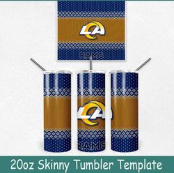 Los Angeles Rams Ugly Sweater Christmas Tumbler Wrap, Christmas Los Angeles Rams Tumbler Wrap