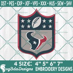 Houston Texans Logo NFL Embroidery Designs, Houston Texans Embroidery Designs, NFL Logo Embroidery Designs
