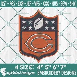 chicago bears logo nfl embroidery designs, chicago bears embroidery designs, nfl logo embroidery designs