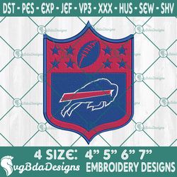 Buffalo Bills Logo NFL Embroidery Designs, Buffalo Bills Embroidery Designs, NFL Logo Embroidery Designs