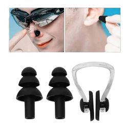 NOSEPIN EAR PLUGS SET FOR SWIMMING