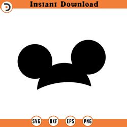 mouseketeer hat svg, mouse ears, mouse hat, svg, png, dxf, jpeg, digital download, cut file, cricut, silhouette