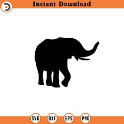 elephant svg, cute baby elephant svg, cut file for cricut, silhouette, digital clipart, vector graphics.