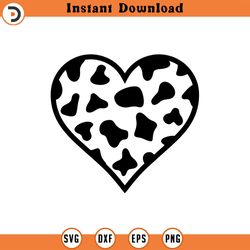 cow heart svg, cow print pattern, cow skin spots pattern, animal print pattern cut file cricut, png pdf eps, vector