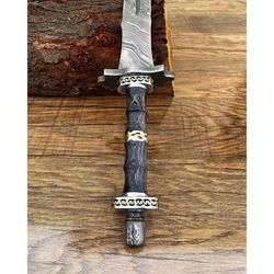 Handcrafted, one-of-a-kind, personalised, Viking sword made of Damascus steel, handcrafted, croft sword