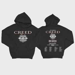 Creed 2024 Tour Summer of '99 Tour Shirt, Creed Band Fan Shirt, Creed 2024 Concert Shirt, Summer of '99 Concert Shirt,Gi