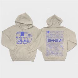 Eminem Slim Shady 90s Rap Shirt, Bootleg Rapper The Marshall Mathers LP Album Vintage Y2K Sweatshirt, Eminem Doodle Retr